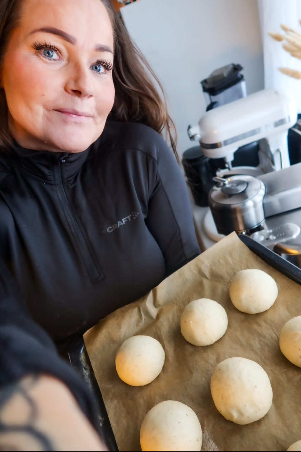 Semlor i långa rader - Niiinis Kitchenlife